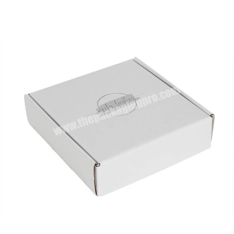 Yongjin Custom Folding Corrugated White Board Paper Shipping Boxes With Logo