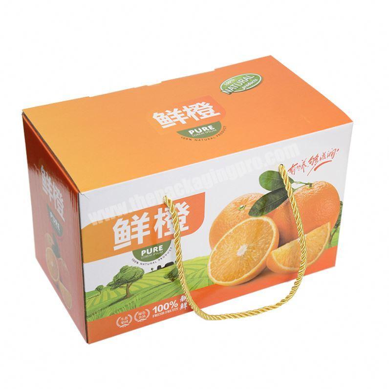 Yongjin china OEM/ODM delivery color fruit packaging vegetable and fruit box for transport