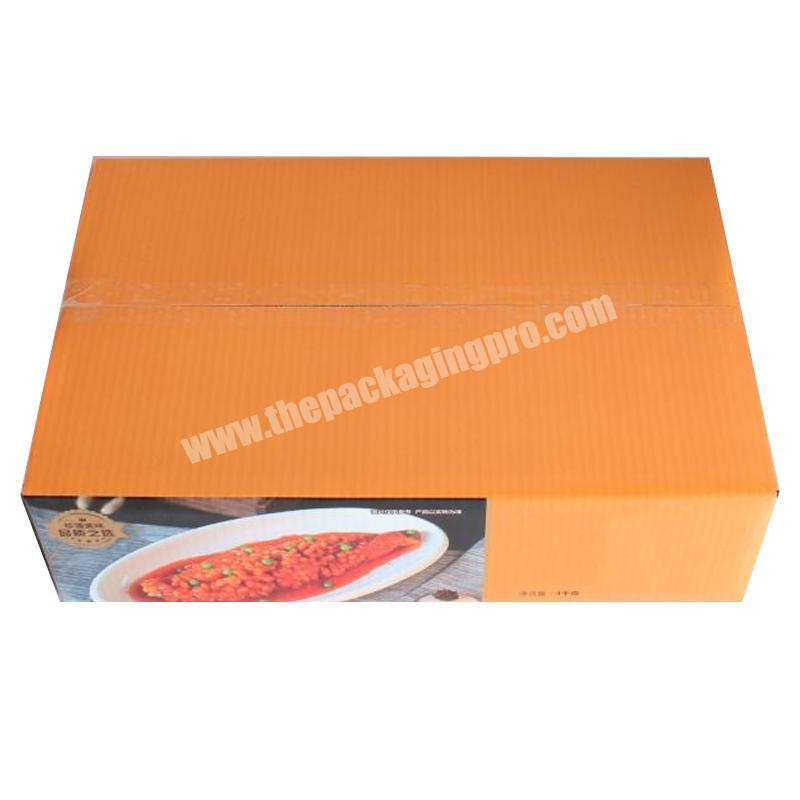 Yongjin china good packaging chicken carton corrugated mail paper box with logo printing