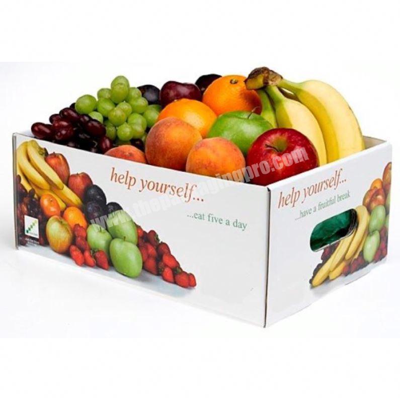 Yongjin corrugated board bagasse food banana carton apple gift box