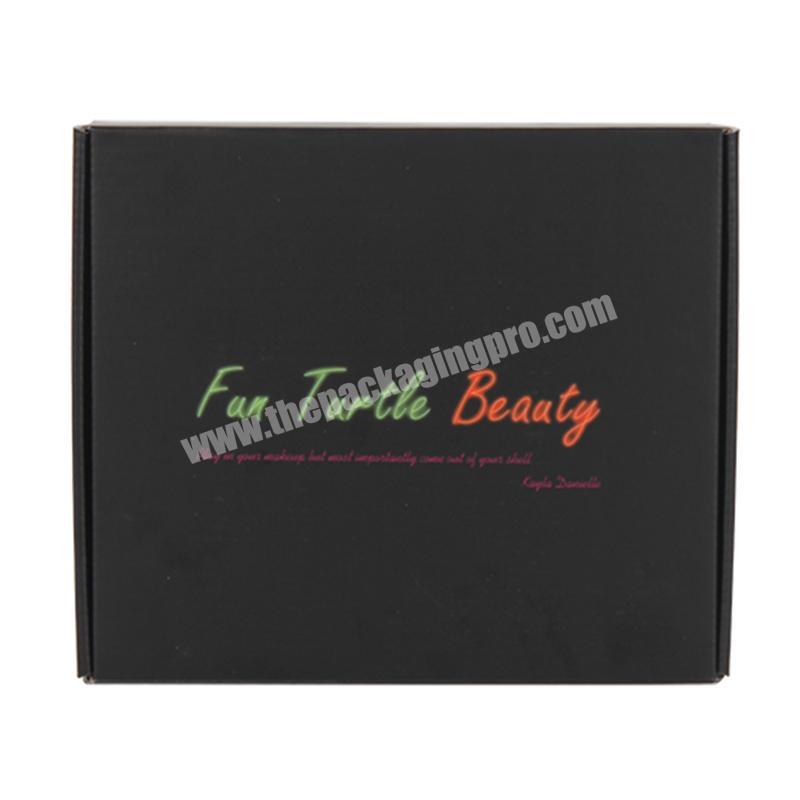 Yongjin custom eco friendly color printing corrugated board paper friendly packaging shipping box