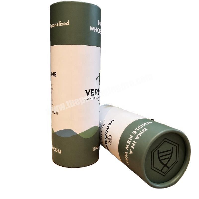 biodegradable custom high performance paper packaging tube with eco-friendly material