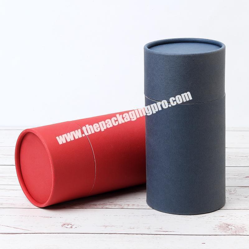 Kraft paper biodegradable recycle coffee packaging cylinder coffee tube