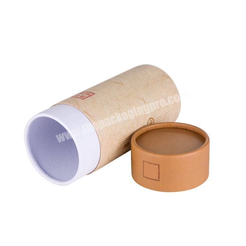 biodegradable paper Eco ylinder paper tube packaging for tea packaging box
