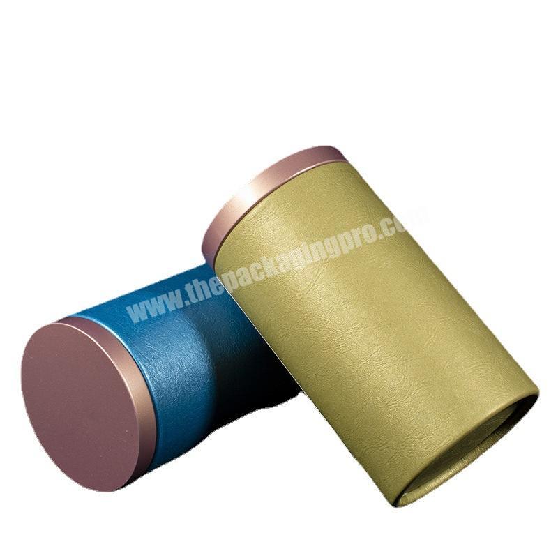 biodegradable round cylinder recycled paper tube gift box