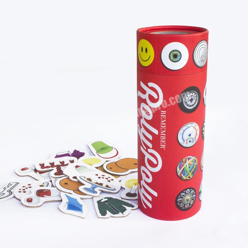 cardboard paper canister for stationery packaging