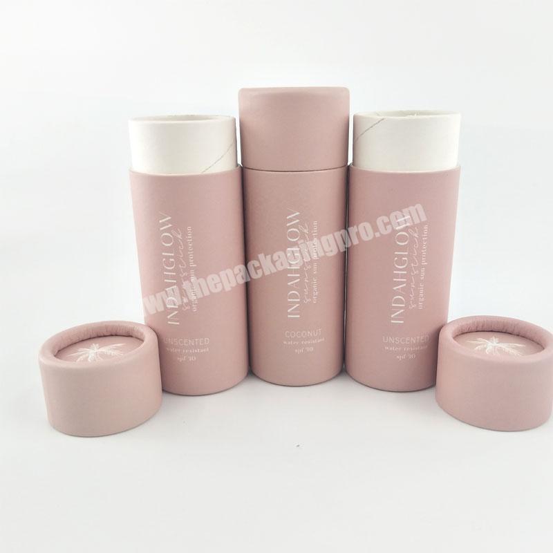 china manufacturer kraft paper push up paper tube for lipstick/deodorant tube wholesale