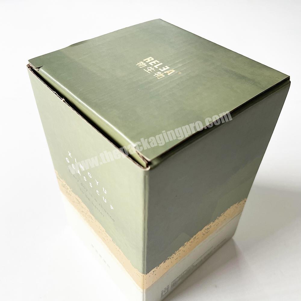 eco-friendly manufacture wholesale custom colorful  packaging corrugated paper box  for tea