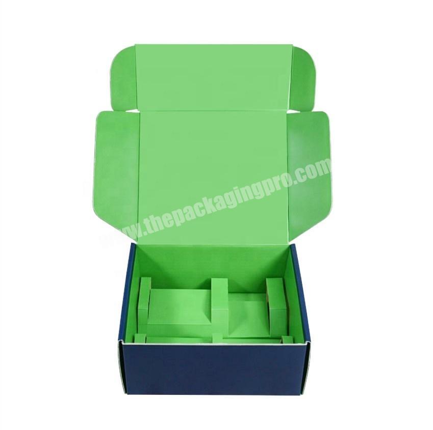 custom box packaging paper corrugated cardboard mailer mailing shipping box for clothing packaging