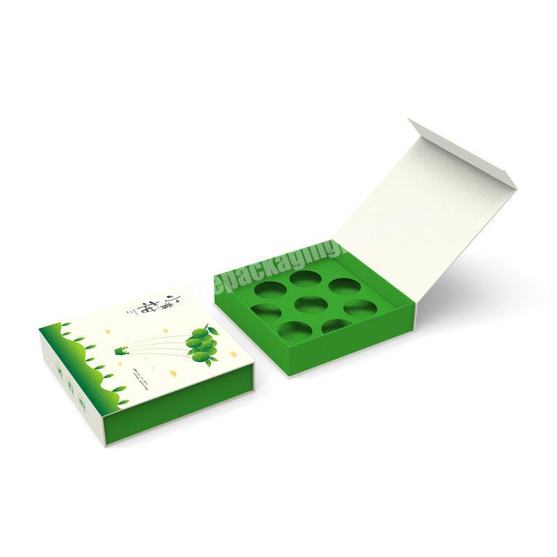 custom color printing handmade tea paper holder gift set packaging box