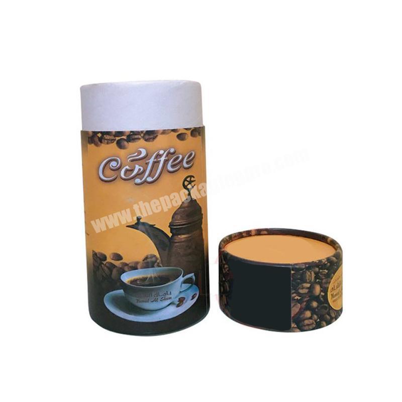 custom design eco friendly paper cardboard cylinder packaging box for tea/herbs/coffee