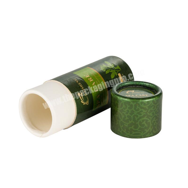 custom design essential oil bottle cylinder paper cardboard luxury perfume bottle paper tube packaging