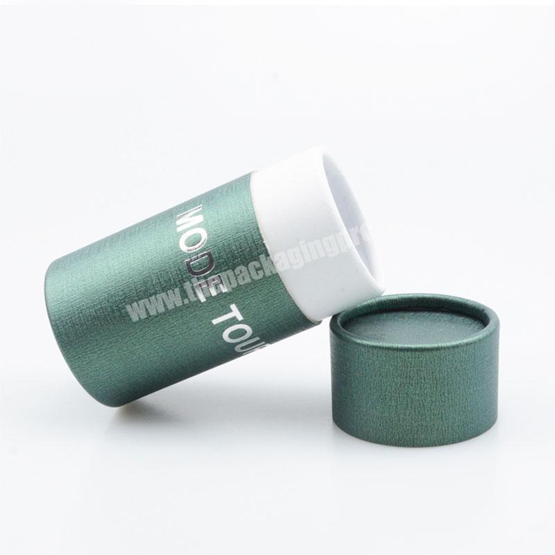 custom foil stamping paper cardboard tube essential oil packaging