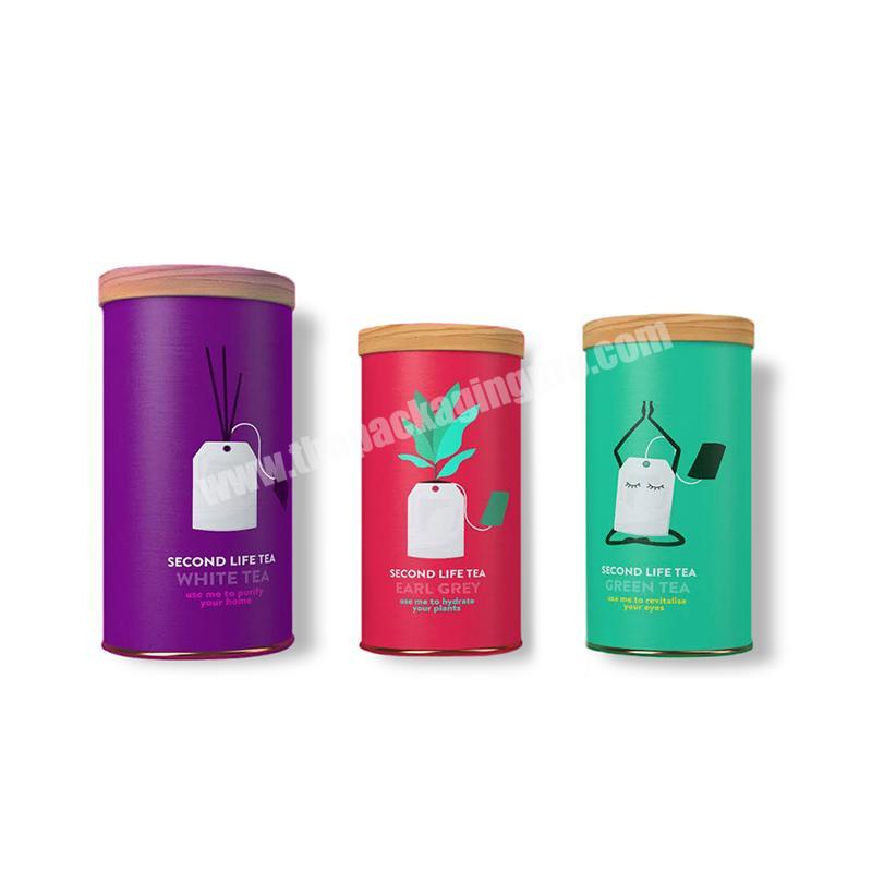 custom packaging for tea, food, nuts and coffee Paper tube packaging box