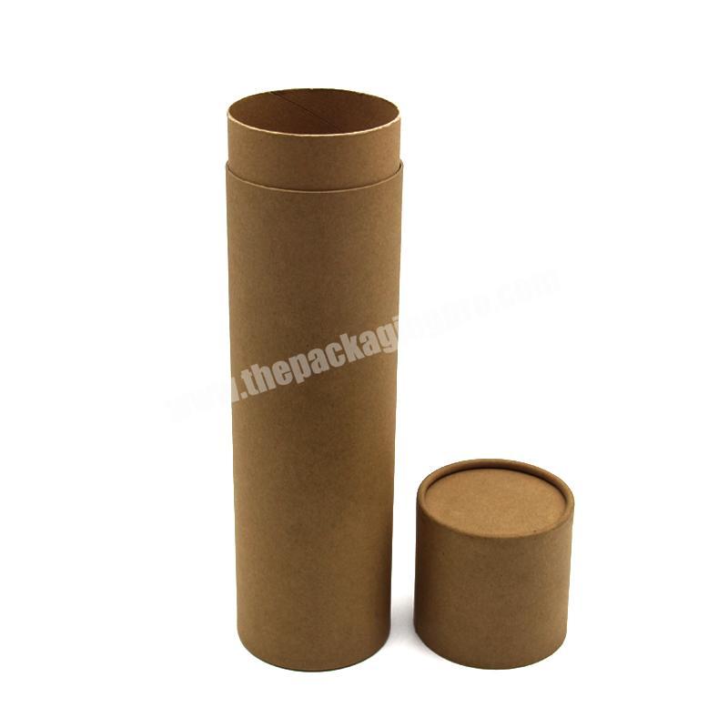 custom paper tube boxes manufacturers10ml 15ml 20ml 30ml 50ml 100ml recycled kraft cardboard brown paper tube