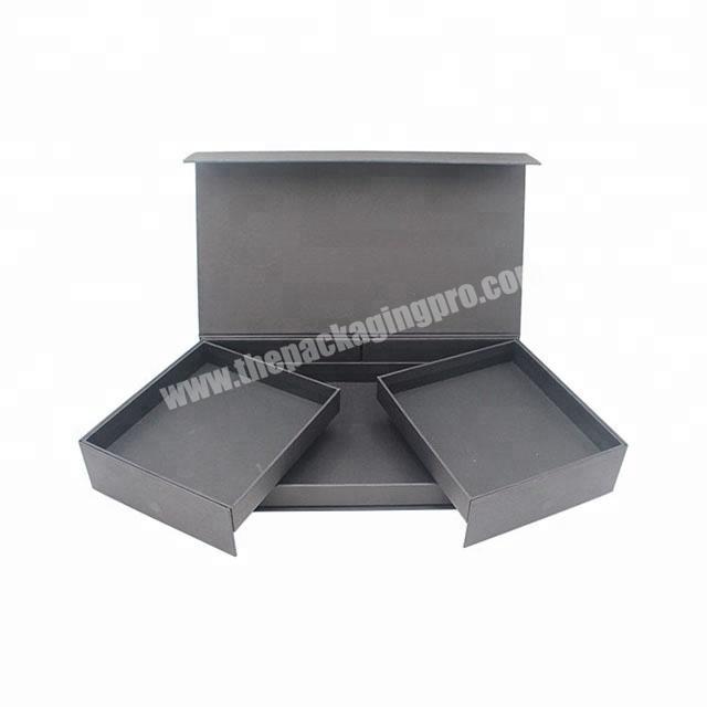 custom paperboard bilateral open tray box for electronic