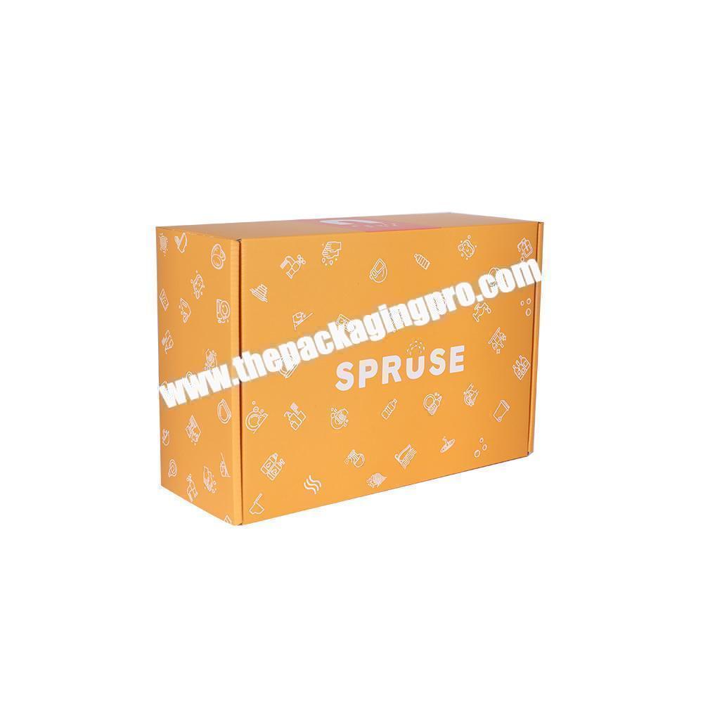 Logo Printed Custom Packaging Cardboard Corrugated Shipping Box With Custom Logo Corrugated Paper Box