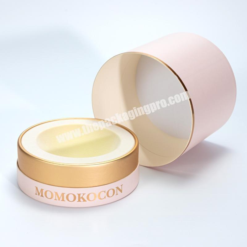 customized biodegradable brown kraft round box cylinder tube lip gloss tube packaging paper tube