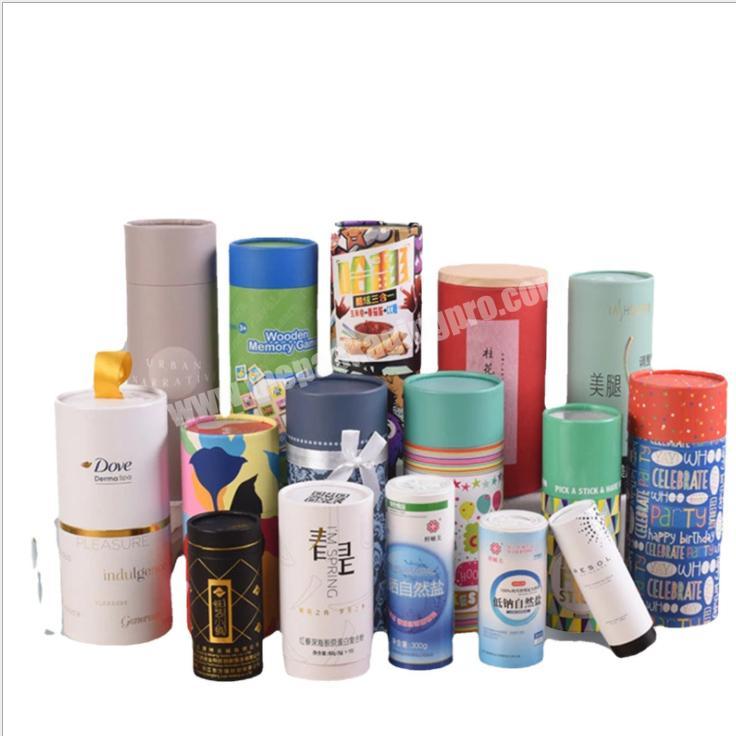 cylinder packaging box t-shirt tube packaging cardboard round box for clothing packaging