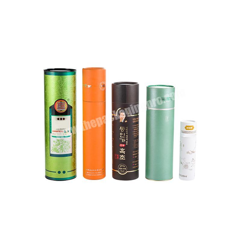 cylinder paper cardboard packaging boxes for 15ml essential oil bottle