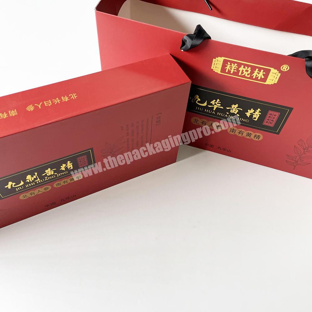 eco friendly cardboard printed custom luxury paper cosmetic box with handbag