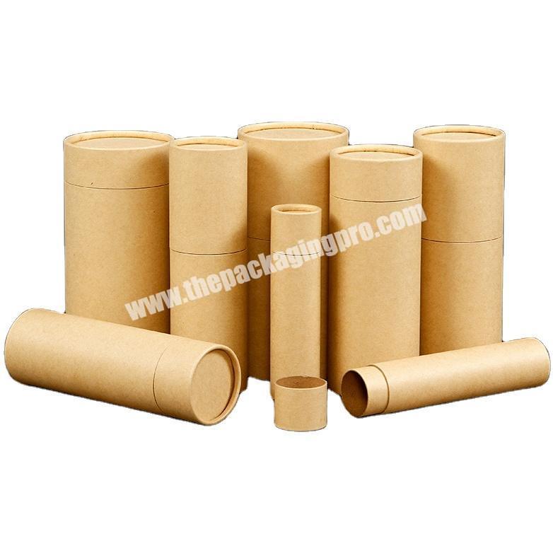 eco friendly cosmetic container craft boite ronde pour perruque paper tube packaging