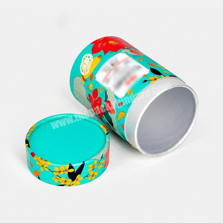 eco friendly cosmetic other packaging materials round paper box cylinder packaging tubes