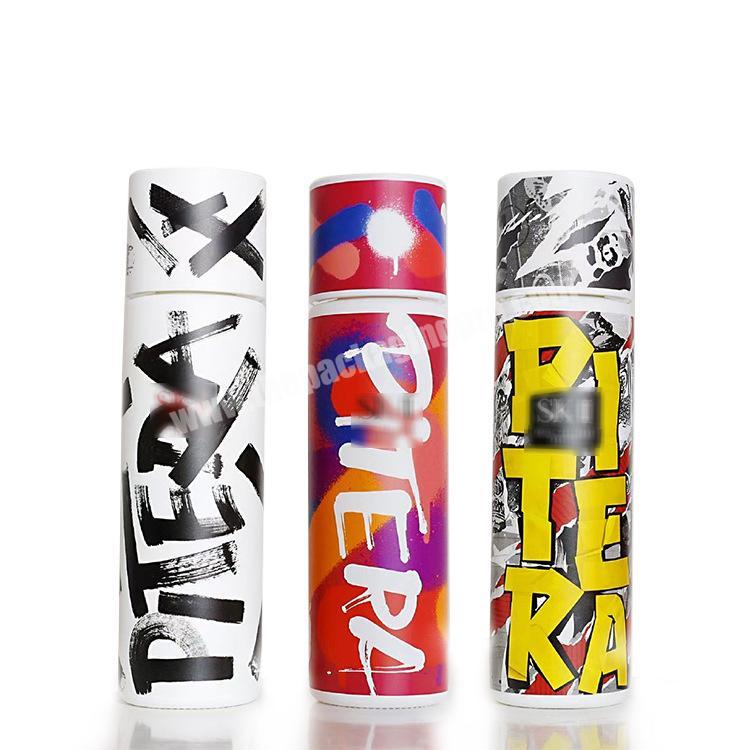 eco friendly custom design kraft paper cardboard lip balm tube deodorant container paper tube packaging