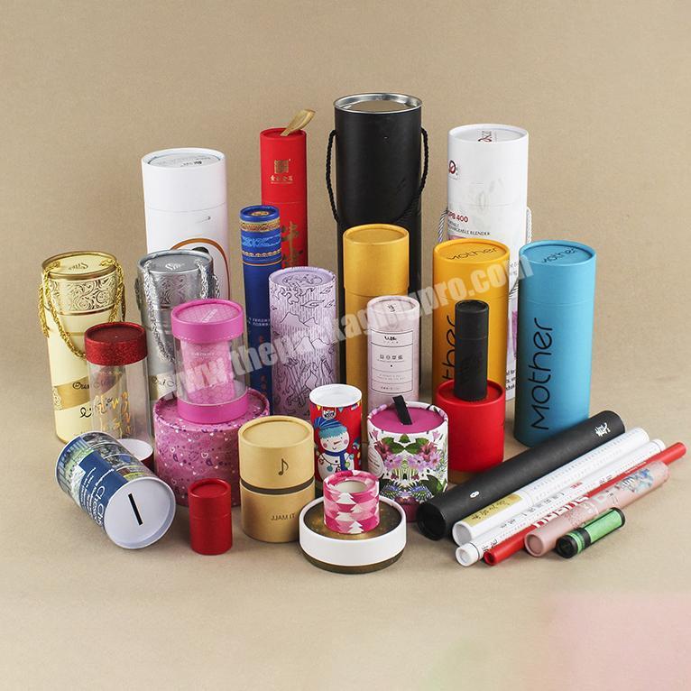 eco friendly cylinder toothpaste paper tube packaging