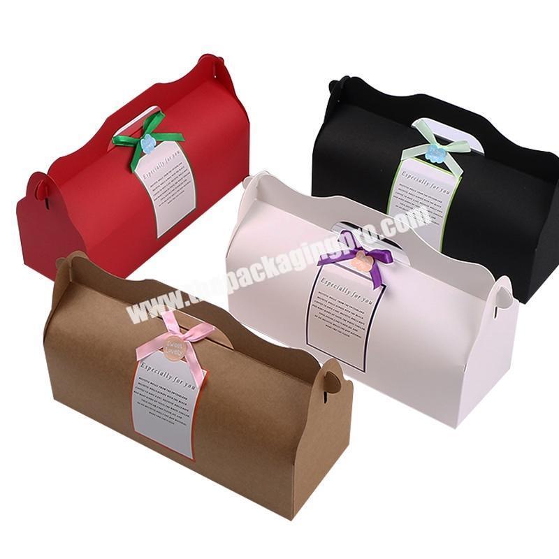 eco-friendly manufacture wholesale custom colorful cake packaging paper box  with custom logo / printing