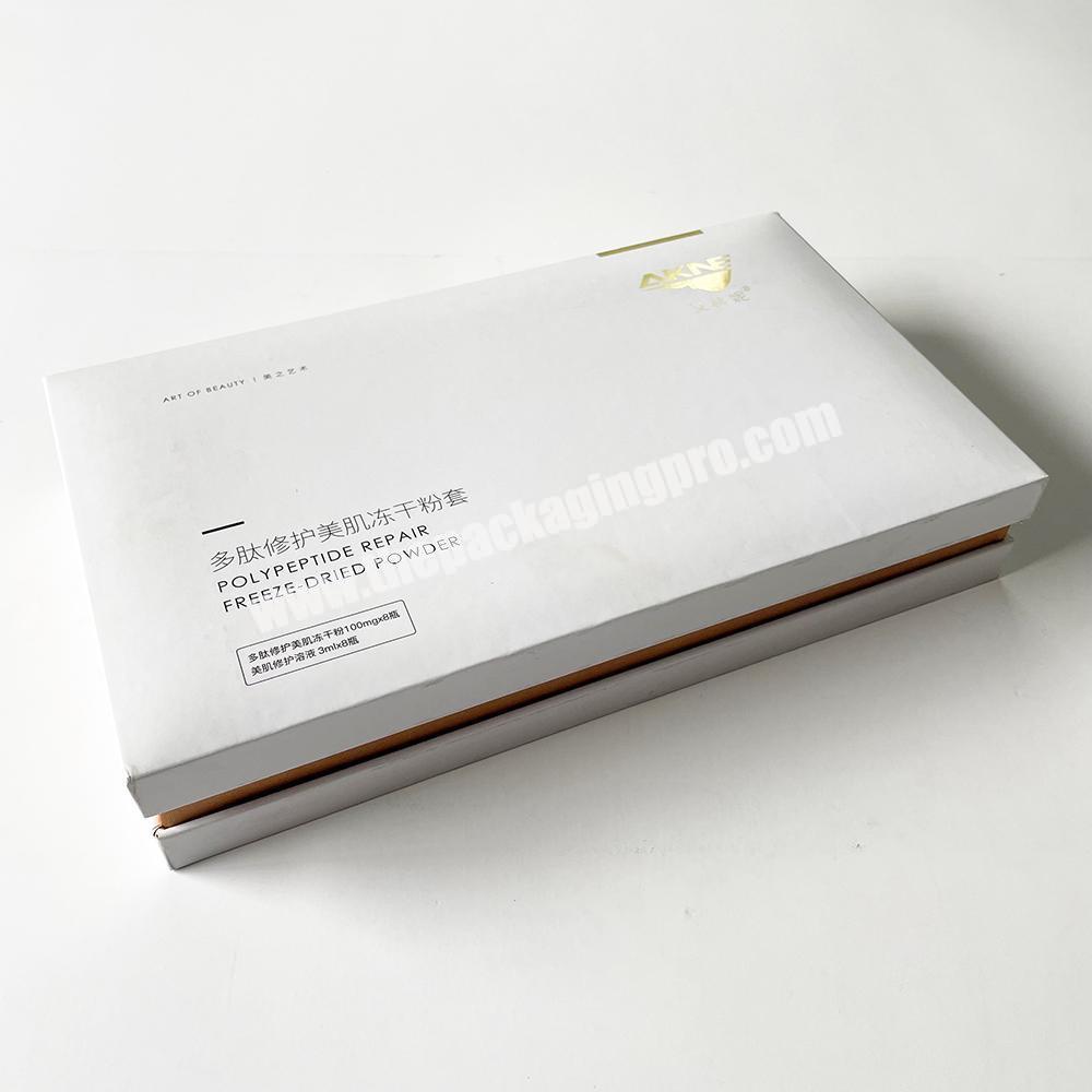 custom logo printed cardboard packaging luxury cosmetic paper packaging
