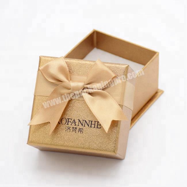 fashionable gold ring cardboard jewelry packaging box cardboard box for jewelry