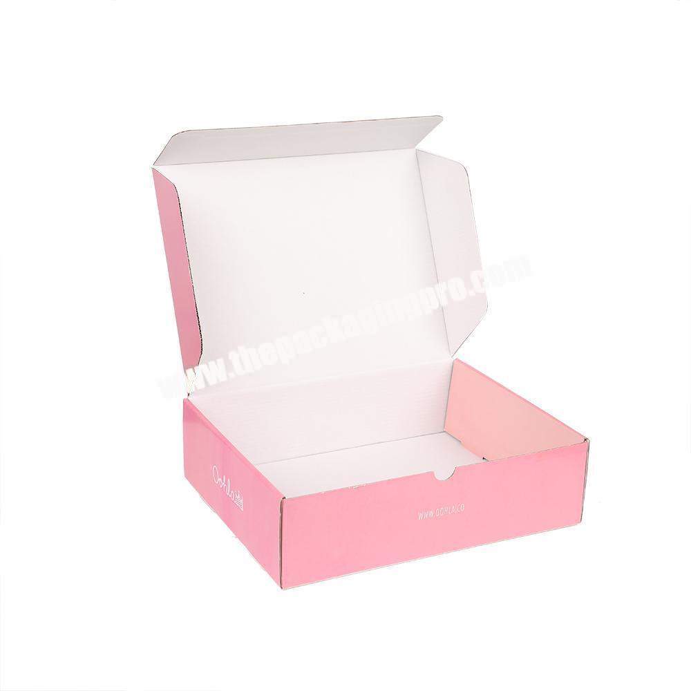 China wholesale personalized customized design cardboard corrugated colored small cute shipping box