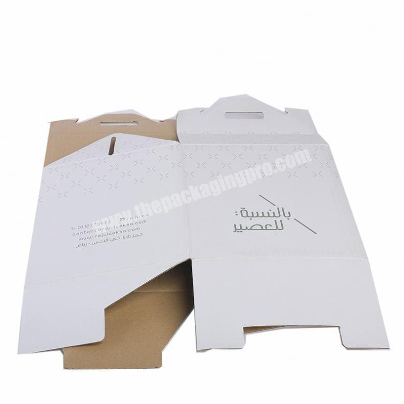 high quality corrugated shipping box for apparel packaging with private logo