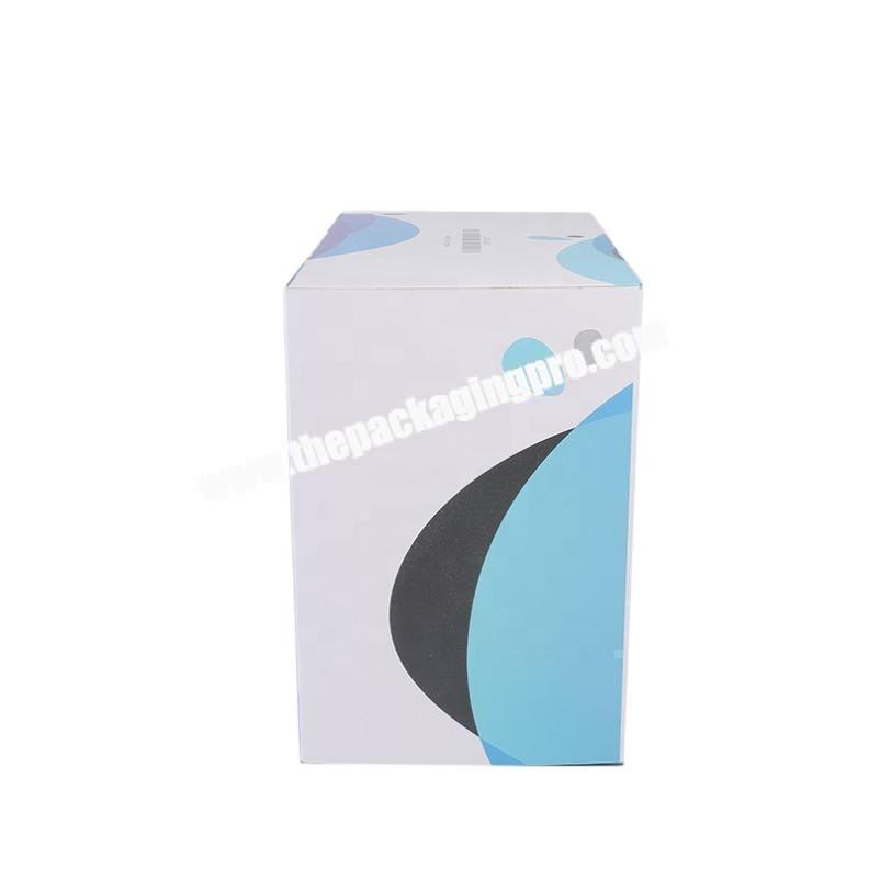 Custom high quality art paper box for facial cleanserlotion wholesale