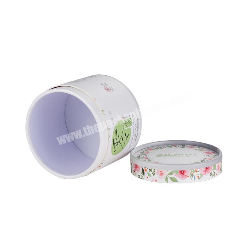 hot sale fancy round container cardboard paper packaging cosmetic tube