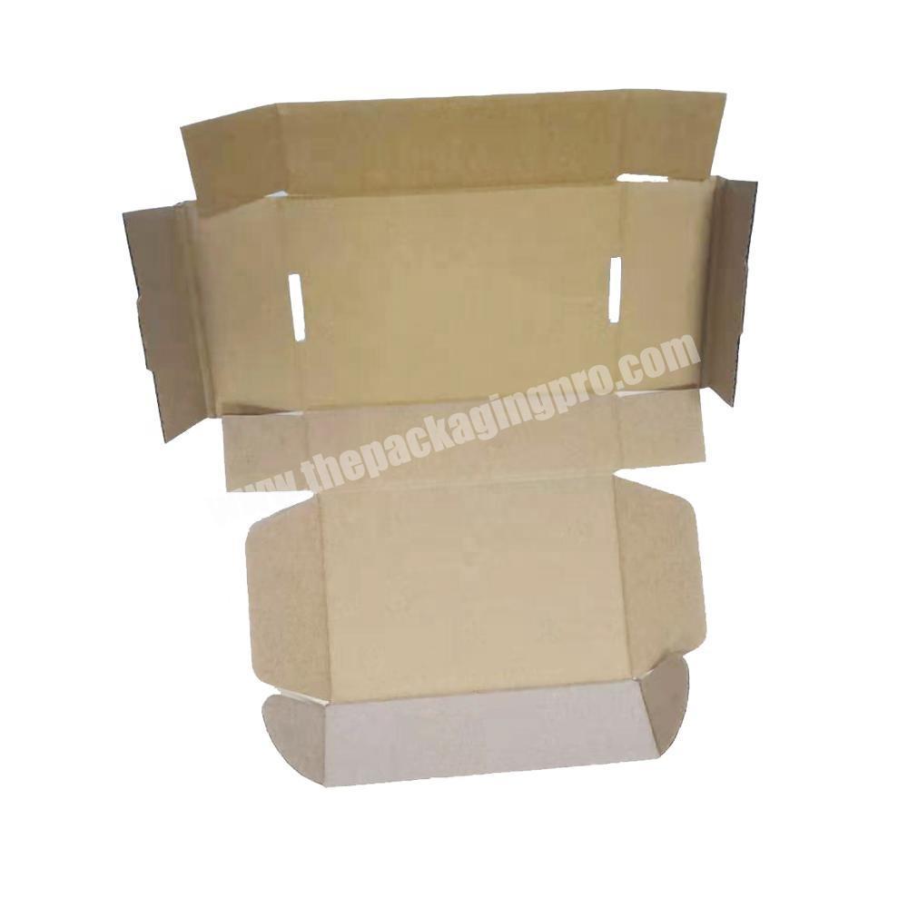 kraft  package for clothes box printing corrugated mail packaging boxes mailer box custom logo