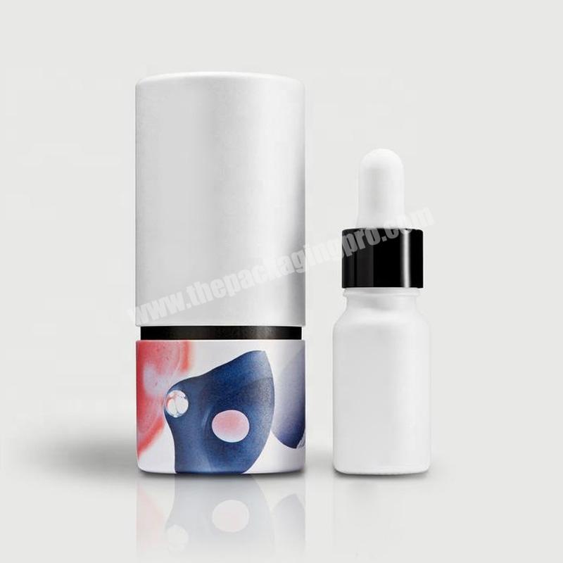 luxury customized essential oil bottle cardboard pvc push up tube packaging