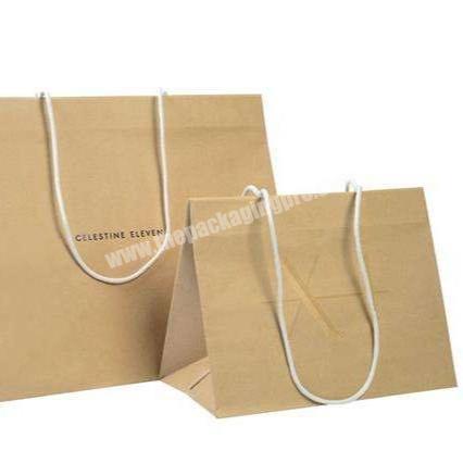 manufacturer factory custom eco friendly paper carry bag with your logo
