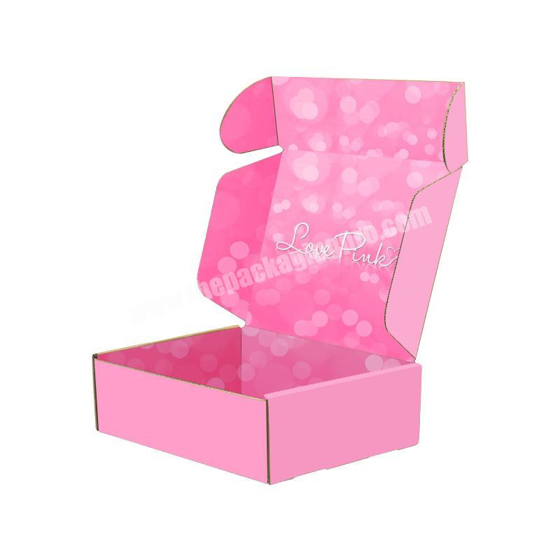 paper packaging custom luxury corrugated express shipping paper packaging box with logo for sale