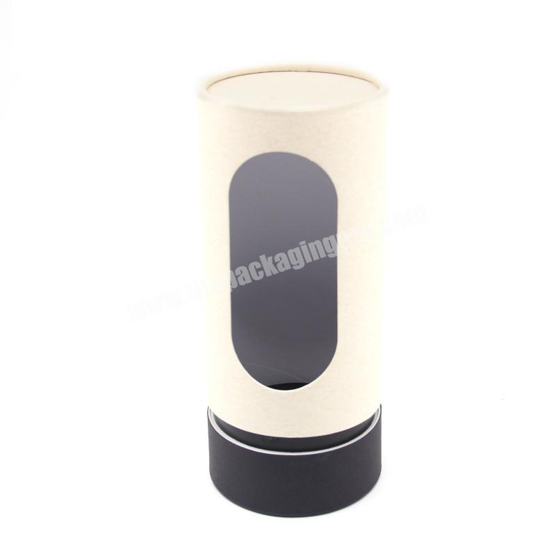 paper tube cosmetic eco friendly cosmetic container packaging gift paper boxes with window