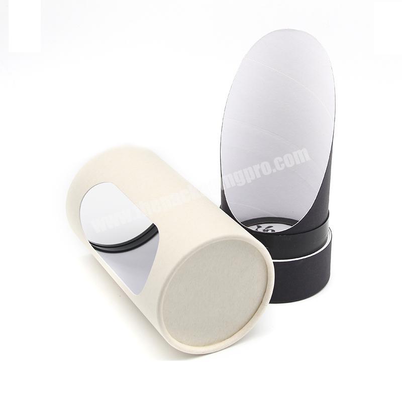 paper tube cosmetic eco friendly cosmetic container packaging gift paper boxes with window