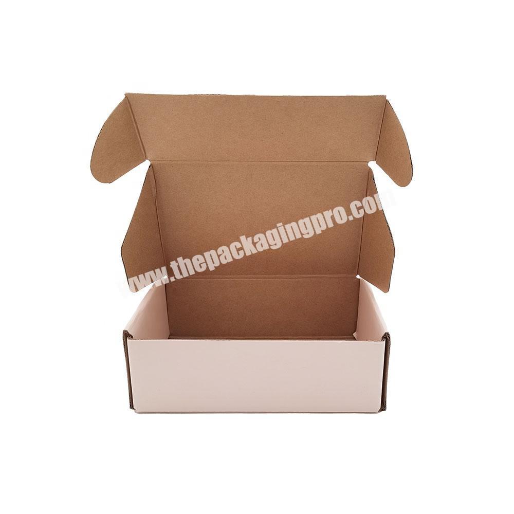 pink mailing box cajas de carton corrugado product packaging box packaging corrugated paper cardboard box eco friendly packaging