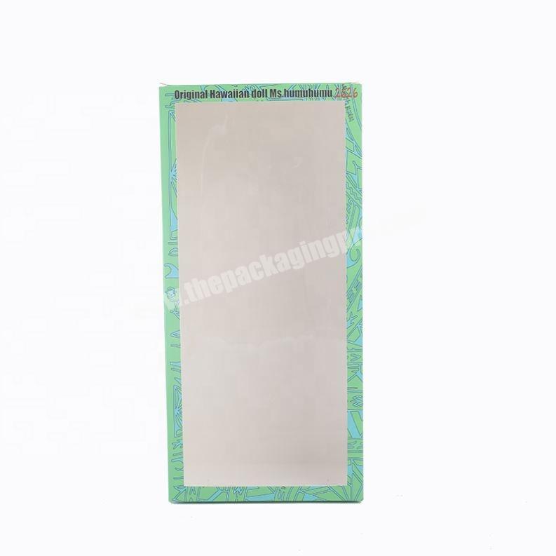 Factory custom print folding coated paper packaging box for tea with triangle divider