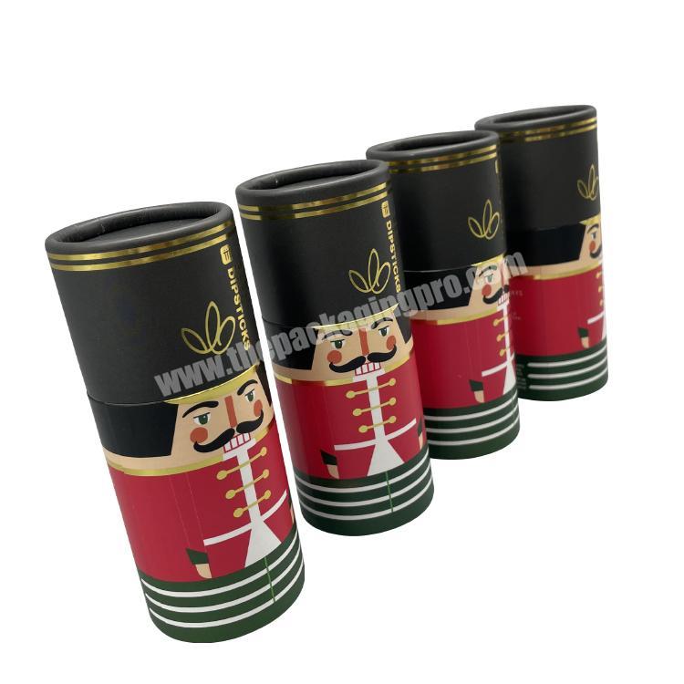 round kraft paper tube packaging custom High-quality environmentally friendly cosmetic paper tube