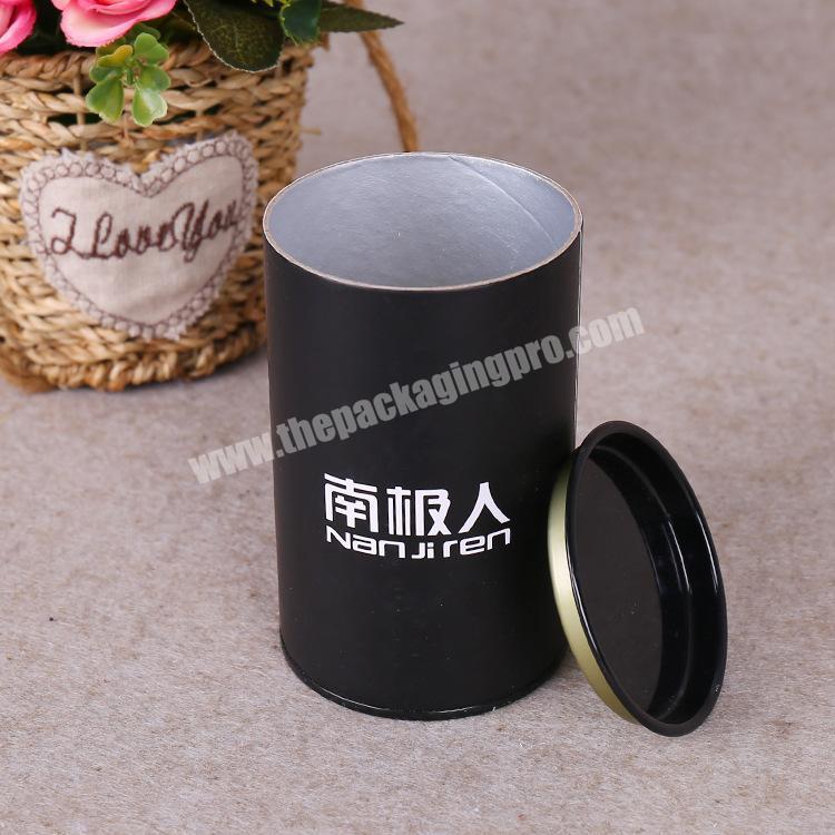 socks packaging gift boxes custom size round cardboard paper tube for T-shirt packaging