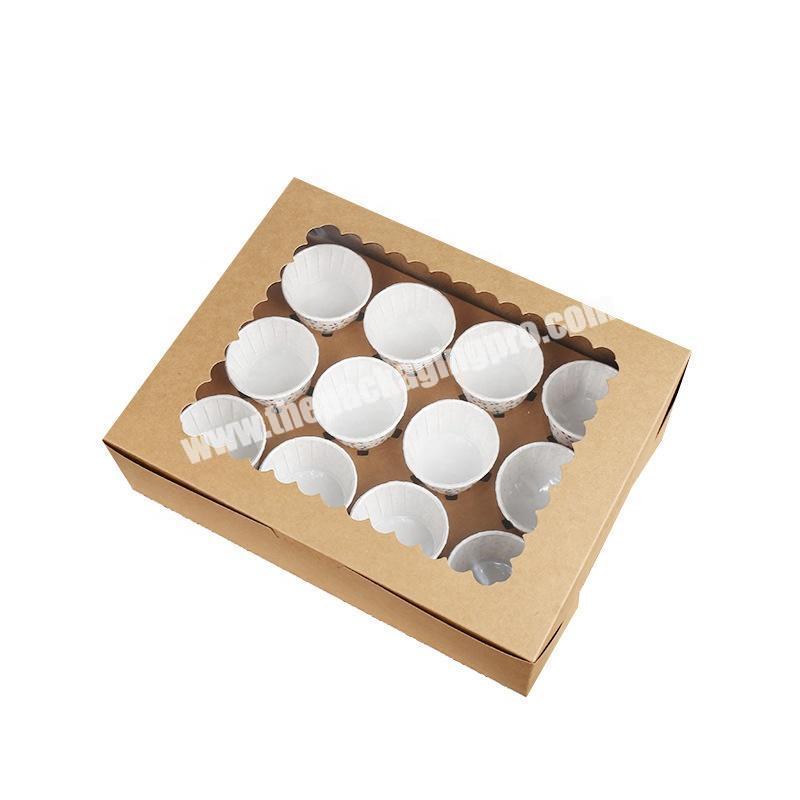 Buy Wholesale China Cupcake Boxes, Food Grade Kraft Cupcake