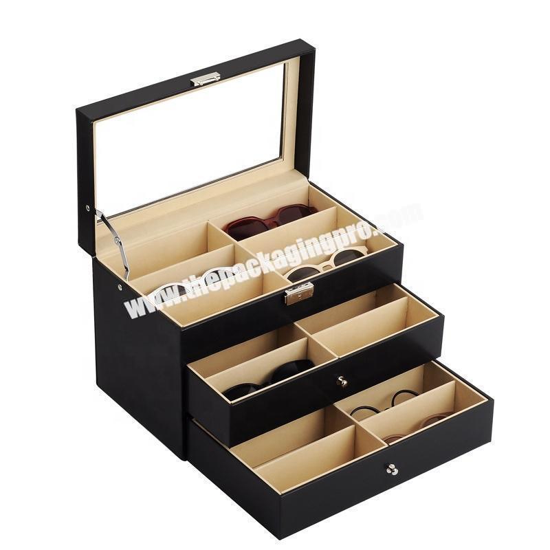 stock pu trunk box pu leather storage box luxury pu leather gift box packaging