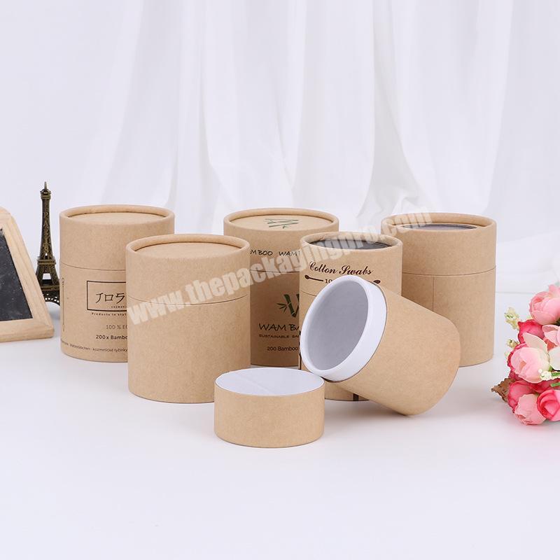 tea kraft round tube paper packaging paper tube for bottle