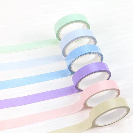 various sparkle solid color washi tape